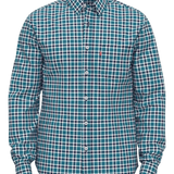 Camisa Levi's® Classic 1 Pkt Standard Terry Plaid Ocean Depths - ECRU