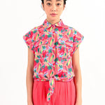 Camisa Lili Sidonio Coral Ipanema - ECRU