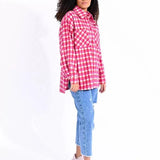 Camisa Lili Sidonio Manga Larga con Estampado - ECRU