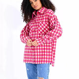 Camisa Lili Sidonio Manga Larga con Estampado - ECRU