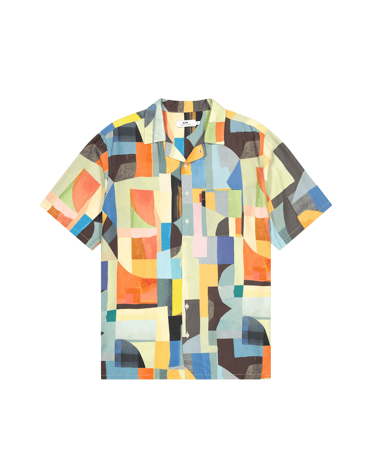 Camisa Olow Unisex Aloha Asbtract - ECRU