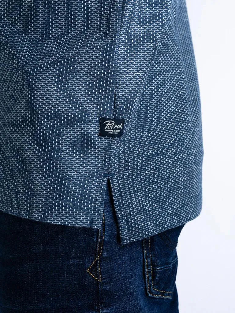 Camisa Petrol Industries AOP Seaglass - ECRU