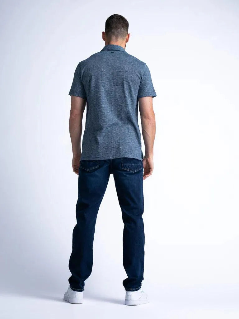 Camisa Petrol Industries AOP Seaglass - ECRU