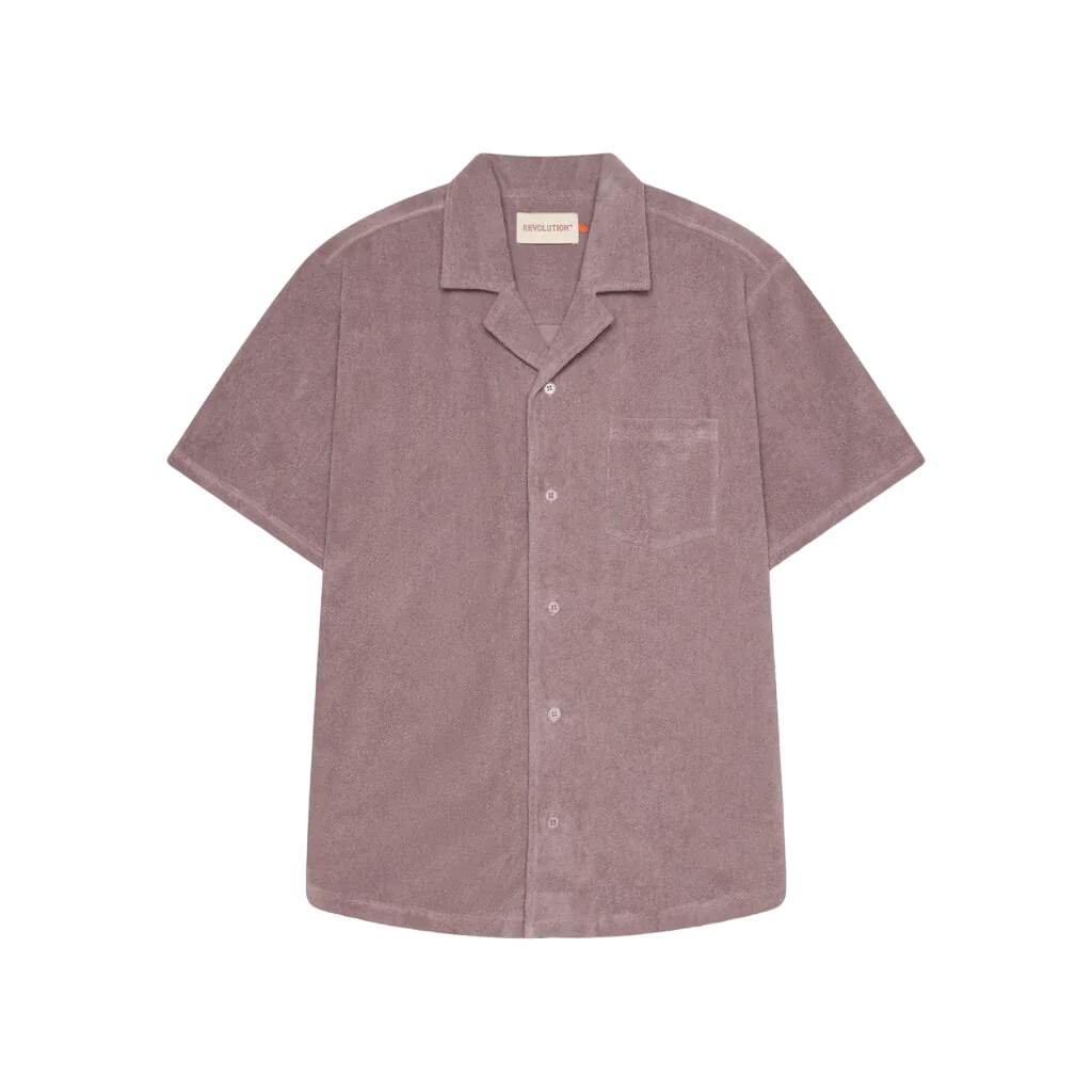 Camisa Revolution Terry Cuban 3823 Purple - ECRU