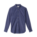 Camisa Salsa Azul con Textura - ECRU