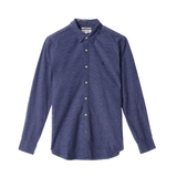 Camisa Salsa Azul con Textura - ECRU