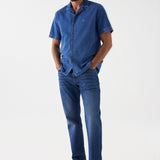 Camisa Salsa Jeans con Lino - ECRU