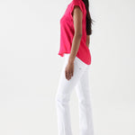 Camisa Salsa Jeans Satinada Rosa - ECRU