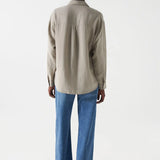 Camisa Salsa Lightdenim Regular - ECRU