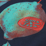 Camisa Scotch & Soda de manga corta con estampado completo - ECRU