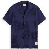 Camisa Scotch & Soda Terry Jacquard - ECRU