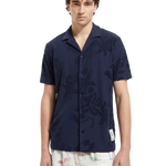 Camisa Scotch & Soda Terry Jacquard - ECRU
