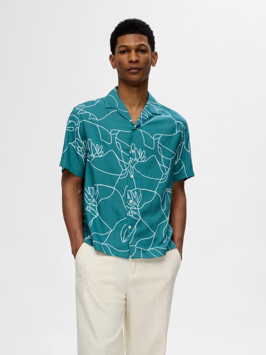 Camisa Selected Relax Rajesh Dragonfly - ECRU