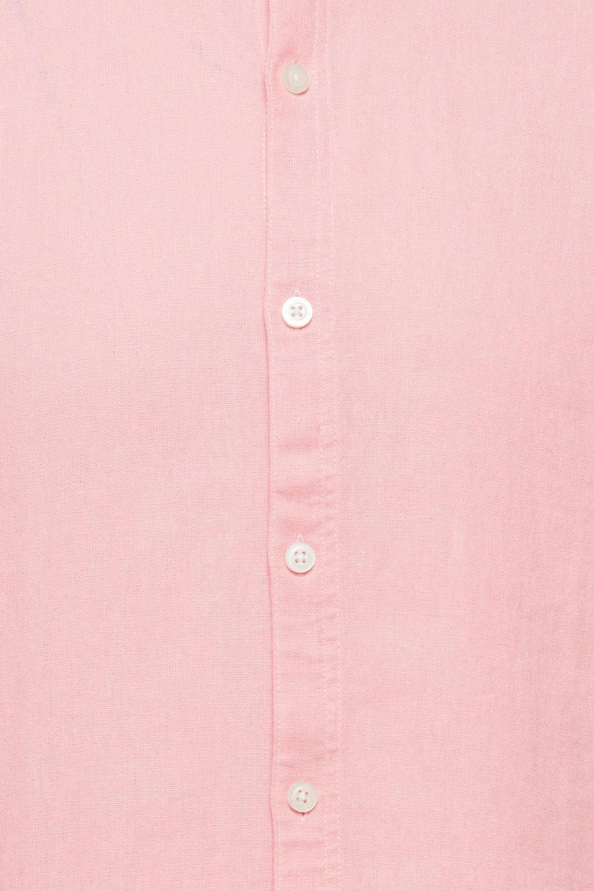 Camisa !Solid Enea Allan Powder Pink - ECRU