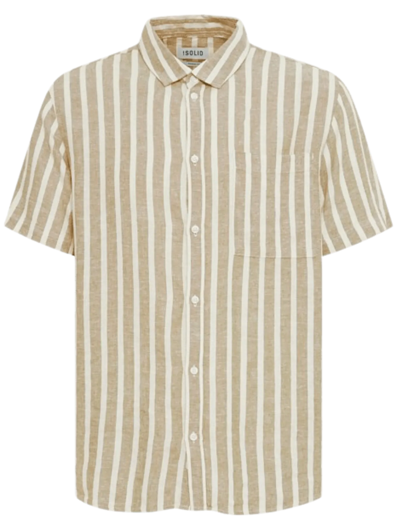 Camisa !Solid Fried Sand - ECRU