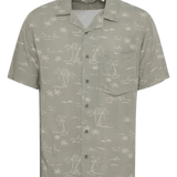 Camisa !Solid Ian Vetiver - ECRU