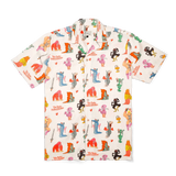 Camisa The Dudes Hawaiian Fantasy Bullshit - ECRU