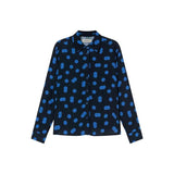 Camisa Thinking Mu Azul Dots Kati - ECRU