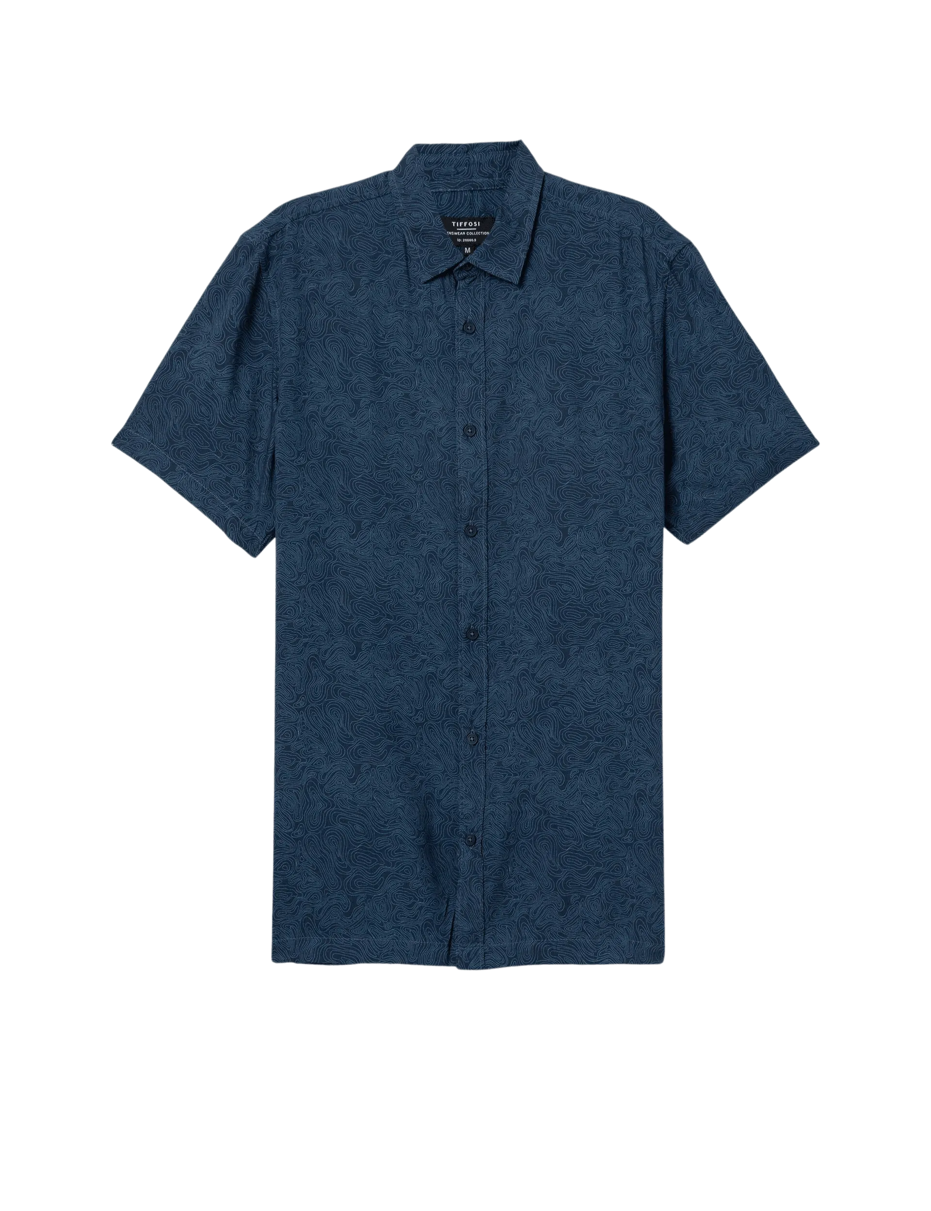 Camisa TIFFOSI Alexis Azul - ECRU