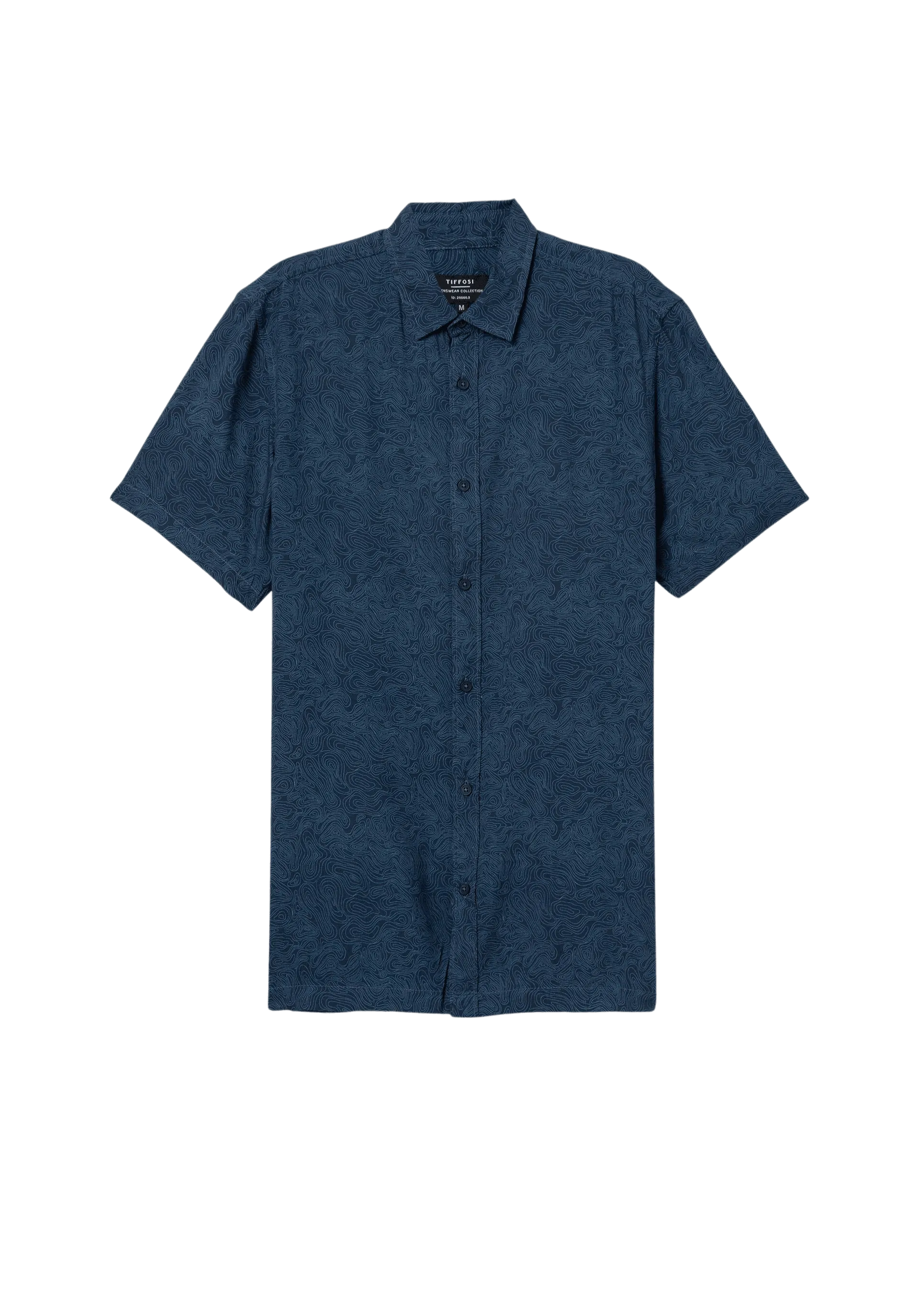 Camisa TIFFOSI Alexis Azul - ECRU