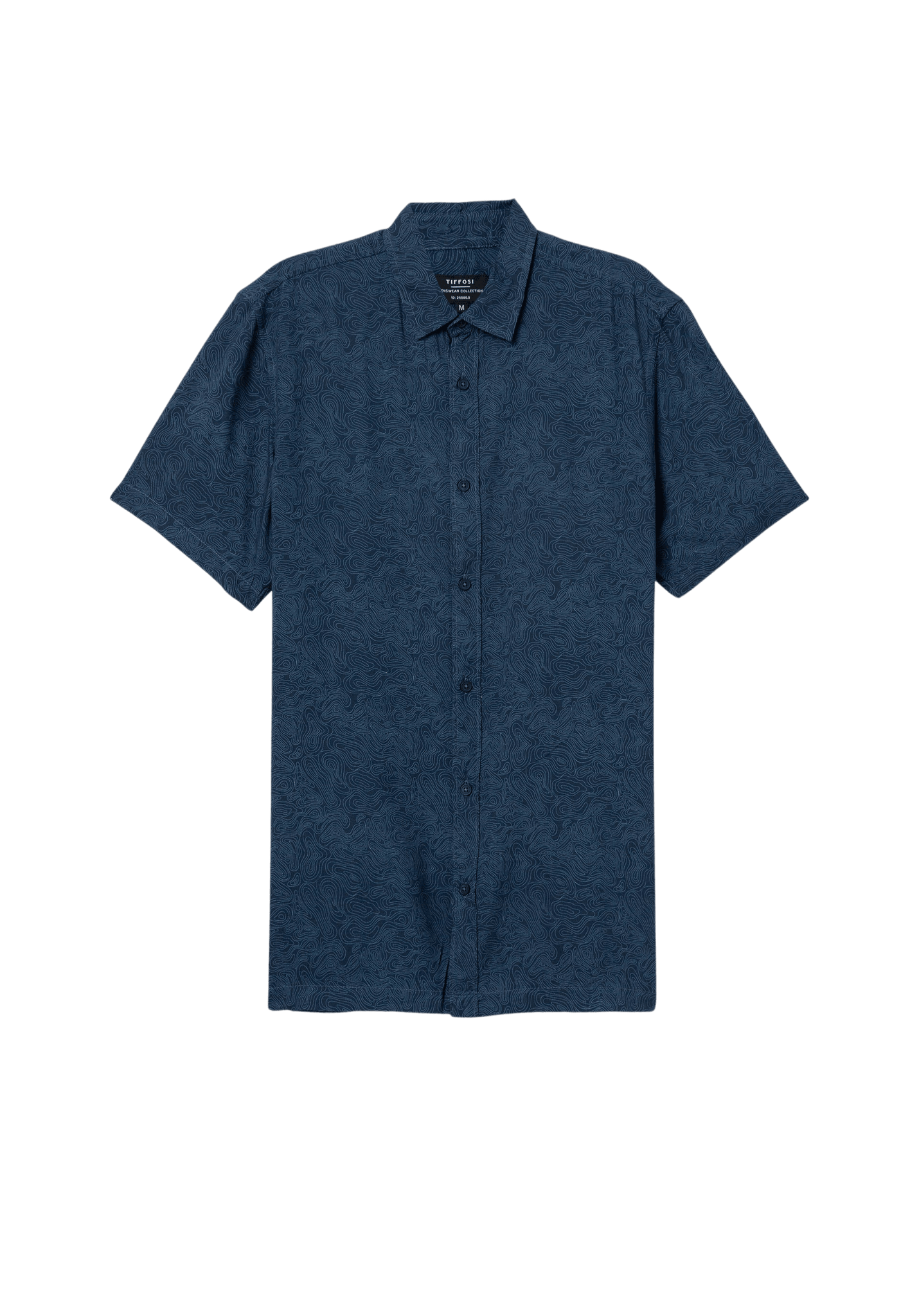 Camisa TIFFOSI Alexis Azul - ECRU