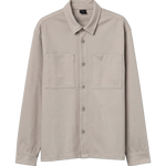 Camisa TIFFOSI Salem beige de manga larga, flat frontal