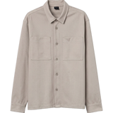 Camisa TIFFOSI Salem beige de manga larga, flat frontal