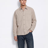 Camisa TIFFOSI Salem beige de manga larga, modelo tres cuartos