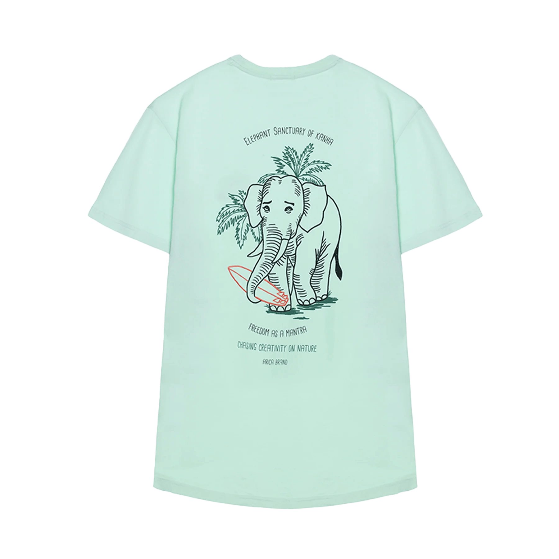 Camiseta Arica Elephant Acqua - ECRU