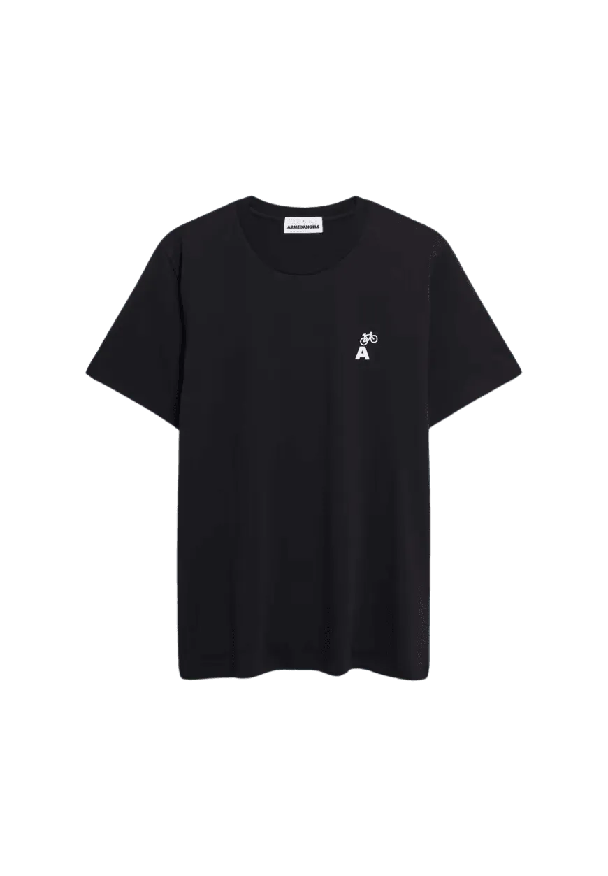 Camiseta Armedangels Jaames Black - ECRU