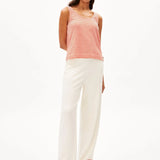 Camiseta Armedangels Minaami Lita Poppy Red - ECRU