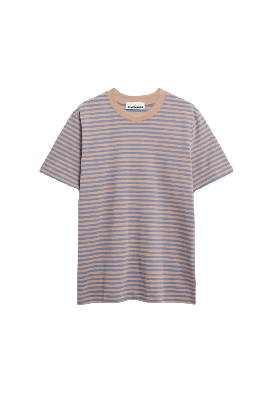 Camiseta Armedangels Vegaas Stripes - ECRU