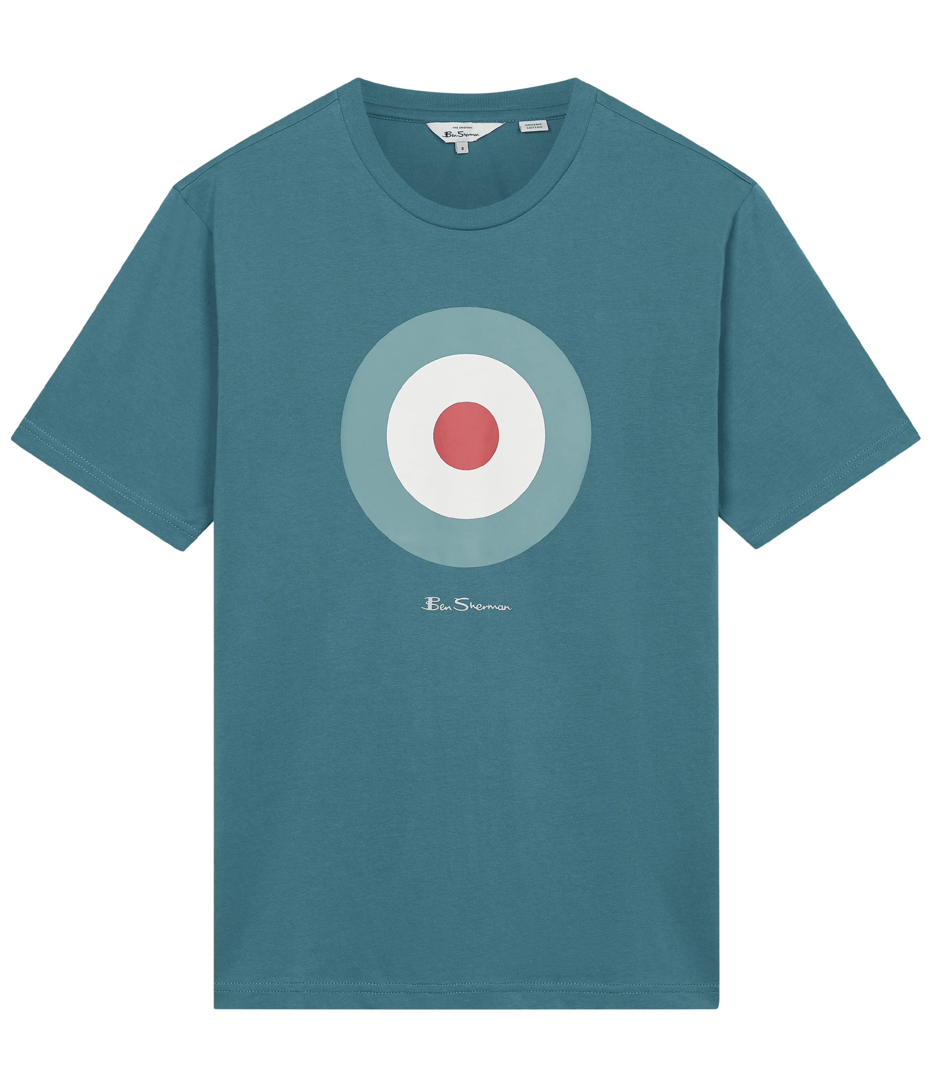 Camiseta Ben Sherman Signature Target Teal - ECRU