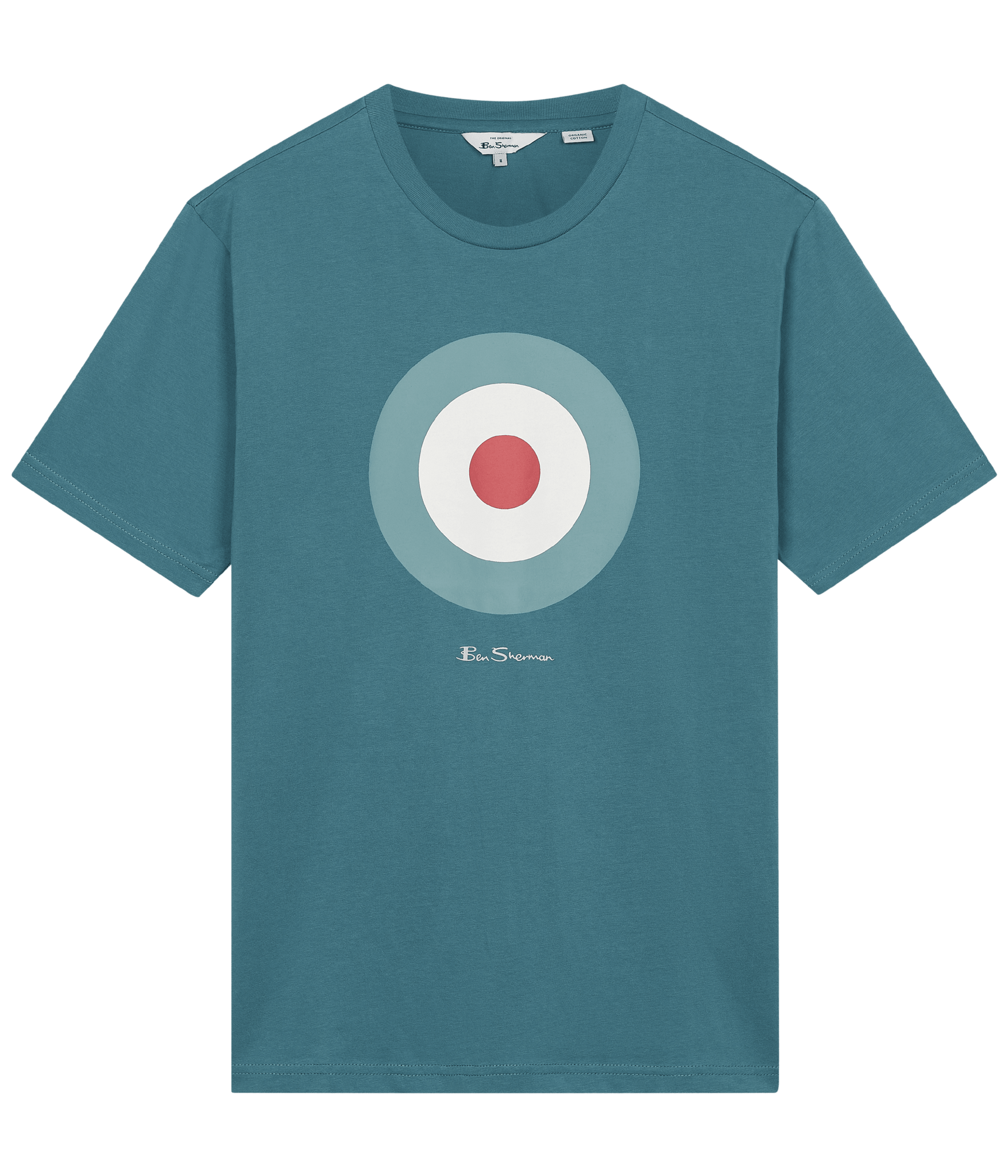 Camiseta Ben Sherman Signature Target Teal - ECRU