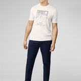 Camiseta Ben Sherman Summer Scooter White - ECRU