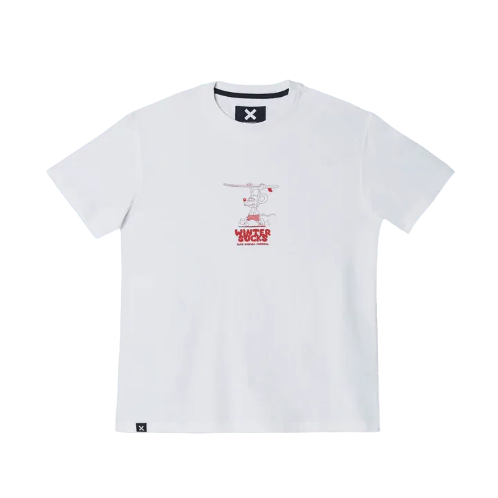 Camiseta Blue Banana Barrel White - ECRU