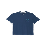 Camiseta Blue Banana Classic Woman Imperial Blue - ECRU