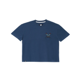 Camiseta Blue Banana Classic Woman Imperial Blue - ECRU