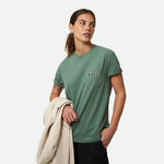 Camiseta Blue Banana Cube Pine Green - ECRU