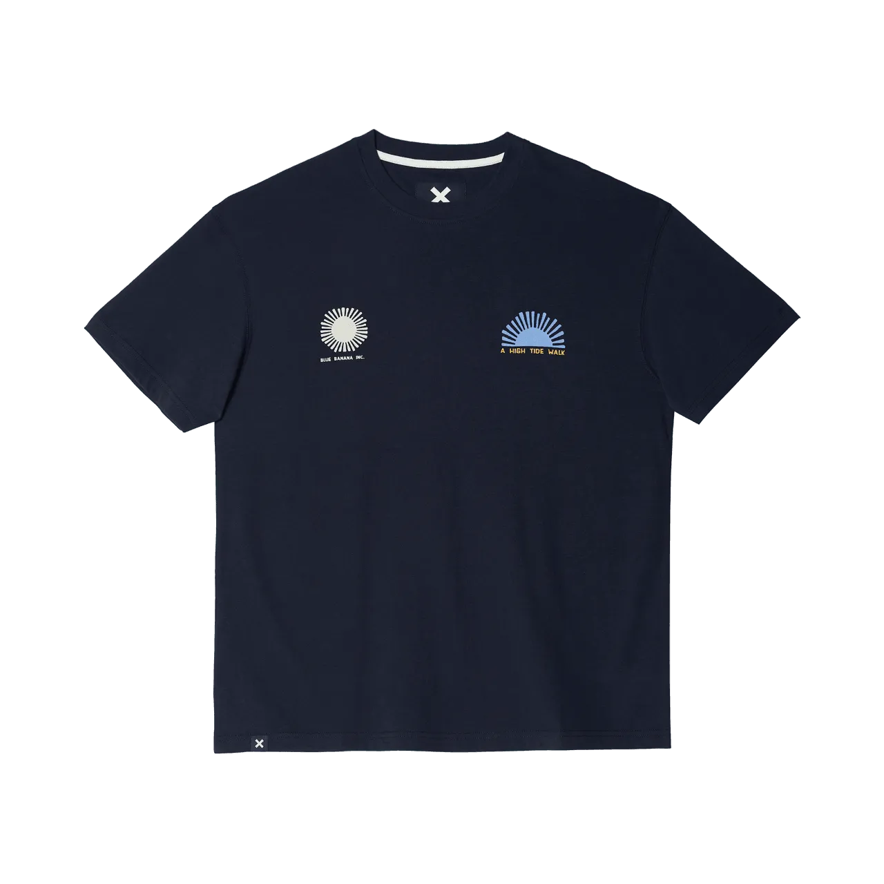 Camiseta Blue Banana Dawn Navy - ECRU
