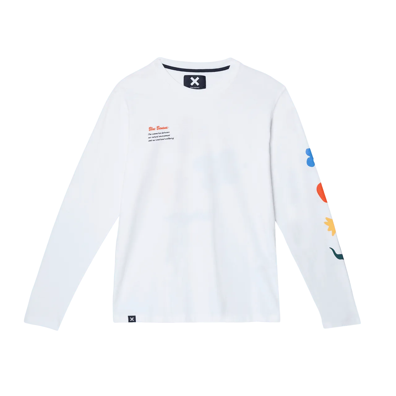 Camiseta Blue Banana LS Sun White - ECRU