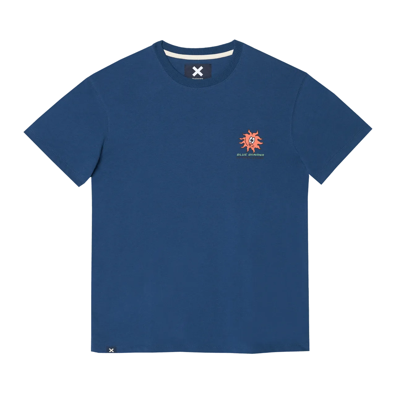 Camiseta Blue Banana Worm Imperial Blue - ECRU