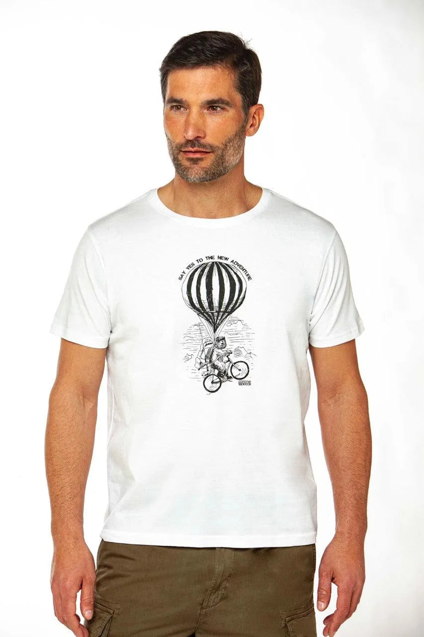 Camiseta Coronel Tapioca Mundo Blanca - ECRU