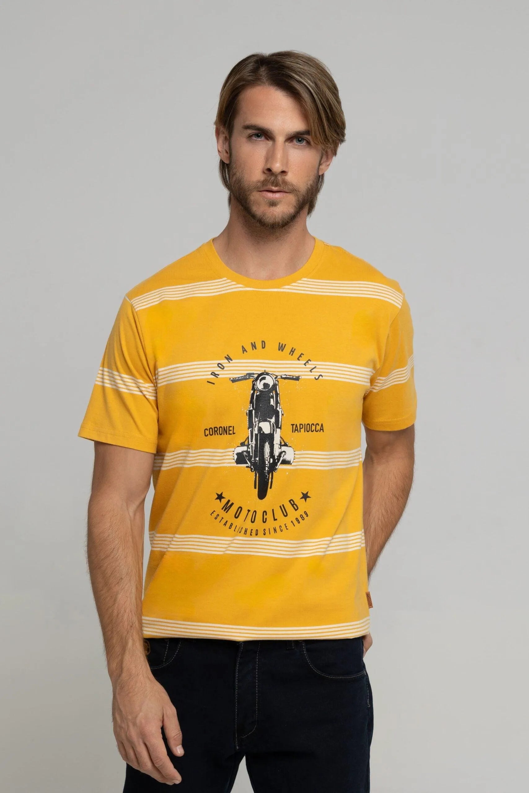 Camiseta Coronel Tapioca Palm - ECRU