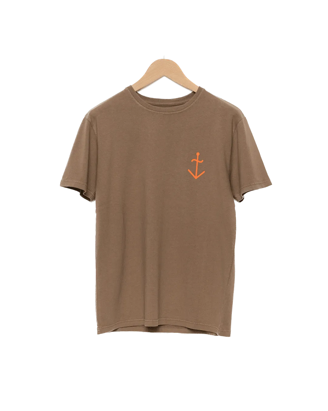 Camiseta Dantas Cocoa Orange Logo - ECRU