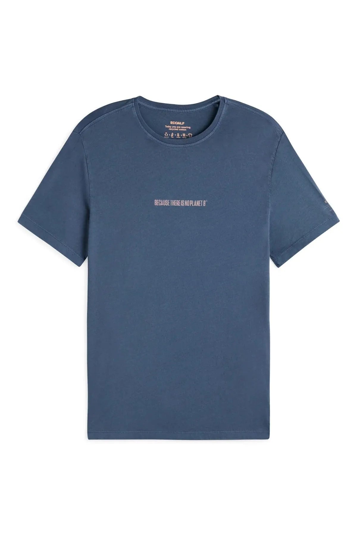 Camiseta de Hombre Ecoalf Birca Light Indigo - ECRU