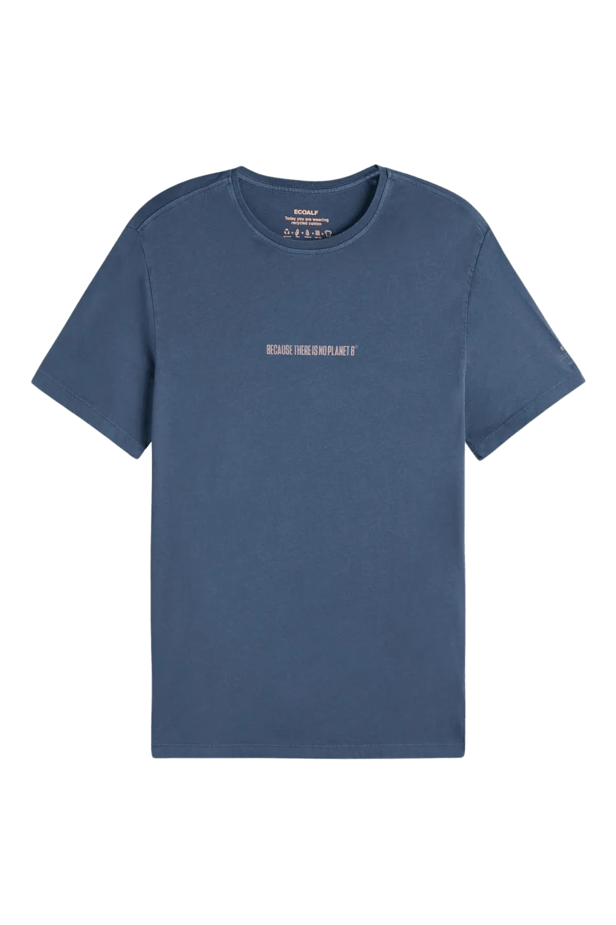 Camiseta de Hombre Ecoalf Birca Light Indigo - ECRU