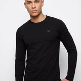 Camiseta de manga larga TIFFOSI Virgil negra, modelo vista alternativa