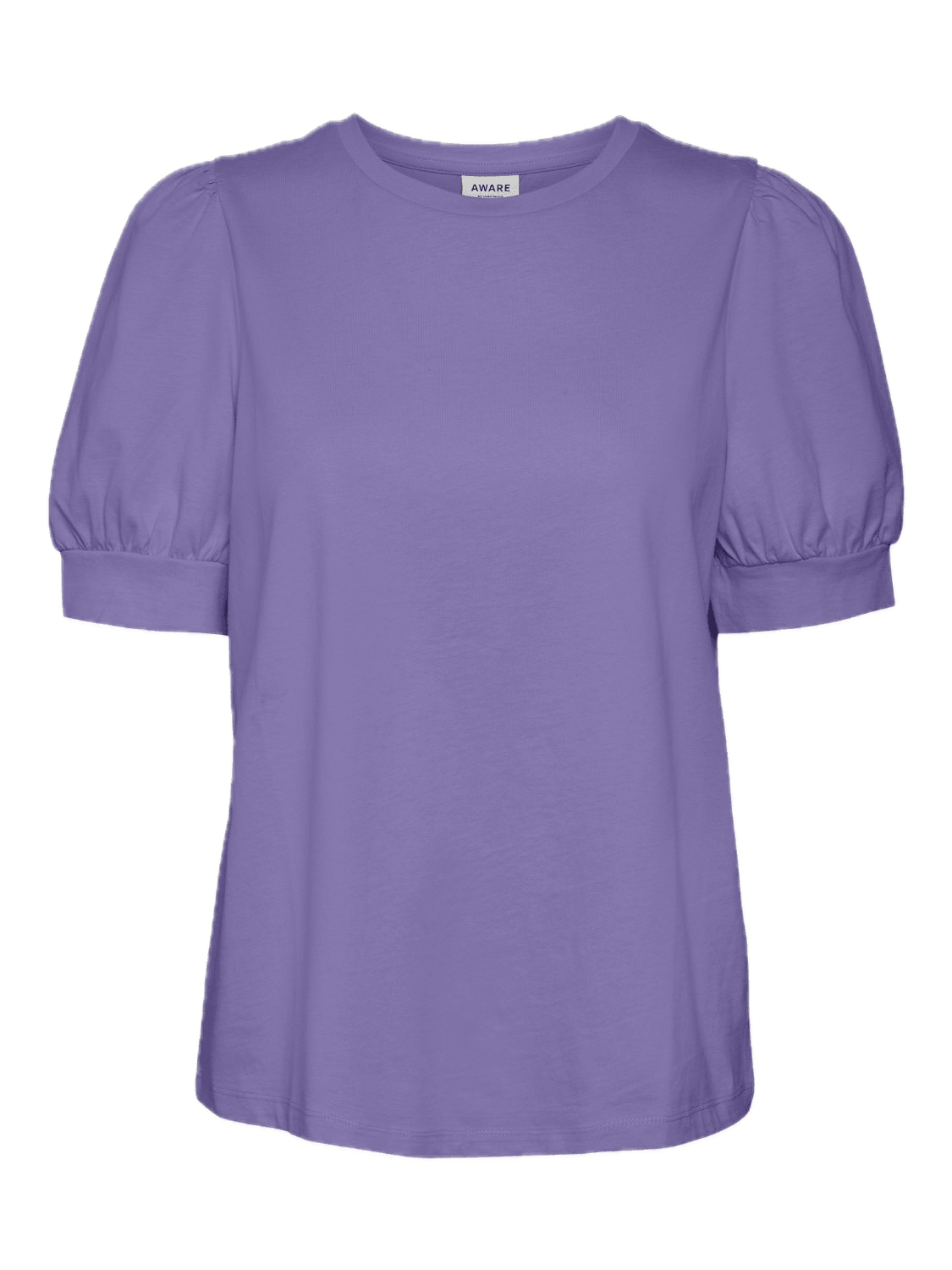 Camiseta de Mujer Vero Moda Manga Corta Abullonada Kerry Paisley Purple - ECRU