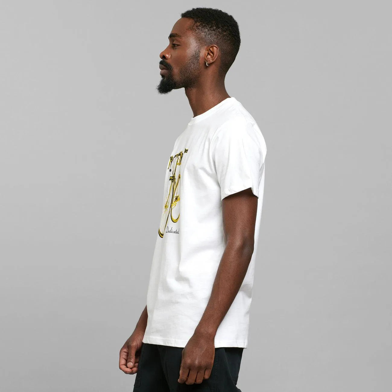 Camiseta Dedicated Stockholm Andy Bike Blanco - ECRU